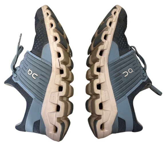 On Running Cloudswift with Helion Ladie's/Girl's Running Shoe Sky/Lake, 7/38 - Picture 5 of 11